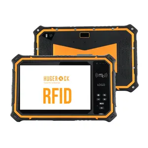 HUGEROCK T80 Quad Core Sunlight Readable Mtk 1000nit screen Wifi nfc rfid reader Barcode Scanner Warehouse ip67 rug Tablet PC