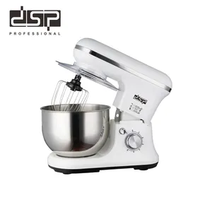 DSP Peralatan Rumah Tangga 5.5L 1200W Adonan Tepung Berdiri Mesin Mixer Dapur 6 Kecepatan Tilt-Head Kue Mixer Makanan