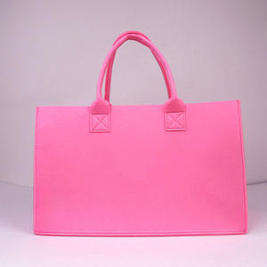 女式大容量环保可定制标志斜挎包手柄毛毡材料可定制标志包 - Product Image 2