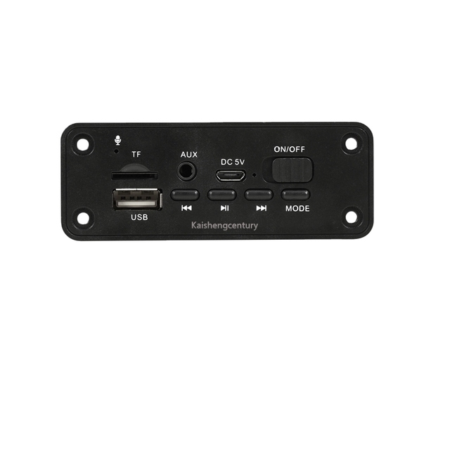 Blue. Tooth 5.0 MP3 Decoder Board DC 5V Audio Module USB TF Radio FM Receiver Support Call MP3 Player 2 X 3W Amplifier for Car