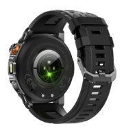 Montre connectée pour homme AK93, 1000 mAh, écran HD 1,53 pouce, appels Bluetooth, étanche IP68, double éclairage LED, plus de 100 modes sportifs, moniteur de santé, OEM
