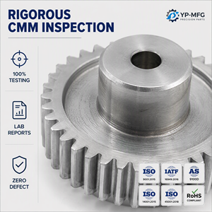 Pièces d'engrenages de précision en acier inoxydable, usinées sur mesure par CNC, engrenages métalliques industriels non standard - Product Image 1