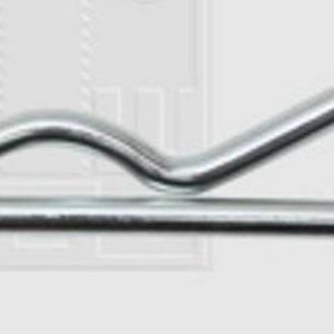 Pasador de Resorte de Cabeza Redonda SWG con Bucle Simple, 6.5mm, Acero Galvanizado, 25 Piezas, Hecho en Alemania (940910237821) - Product Image 3