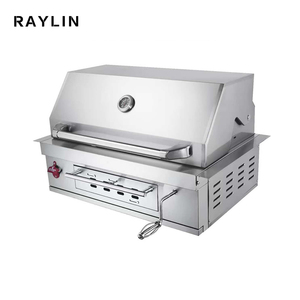 Parrilla de Carbón de <span class=keywords><strong>Acero</strong></span> <span class=keywords><strong>Inoxidable</strong></span> 304 de Lujo, Parrilla Integrada para Exteriores, Mesa de Cocina Portátil, Barbacoa de Leña con Motor y <span class=keywords><strong>Asador</strong></span> - Product Image 2