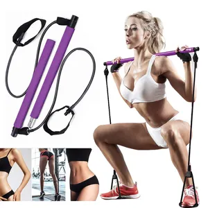 Nhà đa chức năng xách tay Yoga Stick với kháng Pilates Bar Kit