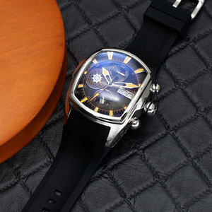 Montres de sport multifonctions pour hommes en acier inoxydable étanche haut de gamme Montre mécanique automatique de luxe - Product Image 6