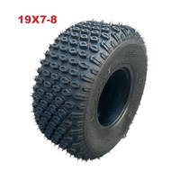 Pneu tout-terrain radial sans chambre à air YUEBO 19x7-8 pour quad et voiture, garantie 1 an, fabriqué dans le Zhejiang
