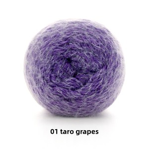 Ruyi oiseau Qinglan Long acrylique mélangé fil fil Pack tricoté à la main Crochet chapeau écharpe vêtements luxueux en peluche matériel - Product Image 6