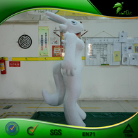 Jouet gonflable en fourrure Renamon, animal de dessin animé personnalisé avec Hongyi Sph