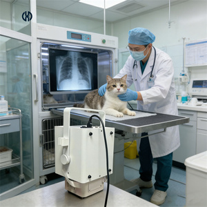 Unidad de Radiografía Veterinaria Móvil, Máquina de Rayos X con Detector <span class=keywords><strong>DR</strong></span> Integrado y Laptop Opcional, Máquina de Rayos X Veterinaria - Product Image 3