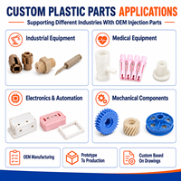Service de moulage par injection plastique sur mesure OEM, pièces en ABS, PP, POM, nylon, acrylique, fabricant de composants industriels de précision