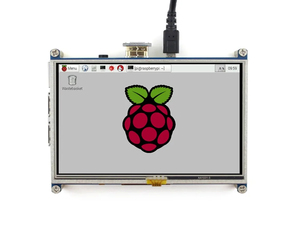 Écran LCD Waveshare de 5 pouces, résolution 800x480, écran tactile résistif, prend en charge Raspberry Pi Zero/Zero W/Zero WH/2B/3B/3B+ K818 - Product Image 1