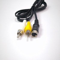 Câble audio-vidéo de remplacement pour câble AV MD2, interface à 3 broches, cordon de 1.5M, accessoires de jeu