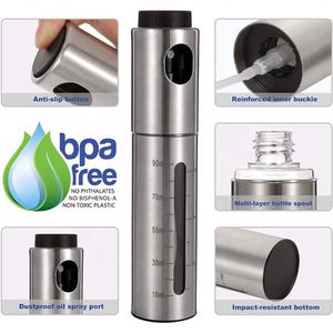 New Arrival Portable Mini Stainless Steel Cooking Vinegar Olive Oil Sprayer Bottle for BBQ Pan Salads Baking - Product Image 3