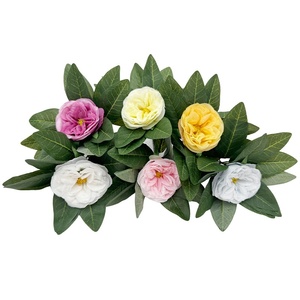 Primavera nuova Mini artificiale fiore Austin e camelia decorazione transfrontaliera stile foresta per san valentino - Product Image 2