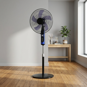 Ventilador de Pedestal Eléctrico KIMATSU, 13 Velocidades, Altura Ajustable Mecánicamente, Pedestal de Metal, Motor 100% de Cobre, 3 Velocidades - Product Image 2
