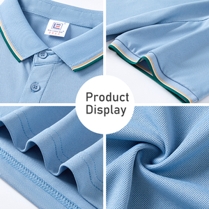 เสื้อโปโลสีดำลายทางแบรนด์ดัง คอปกสีแดง ผสมผ้ายืด 10% โพลีเอสเตอร์ 90% สำหรับผู้ชาย ดีไซน์สีสันสวยงาม - Product Image 4