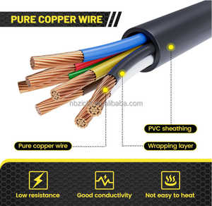 OEM Heavy Duty <span class=keywords><strong>7</strong></span> Pin Trailer Plug Cord 6 Pés <span class=keywords><strong>7</strong></span> Way 7Pin Trailer Connector RV Blade Trailer Cablagem Plug - Product Image 5
