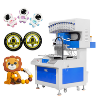 Machine de distribution automatique de patchs PVC 2D 3D à 12 couleurs, machine à goutter le silicone pour la fabrication de porte-clés et de bracelets