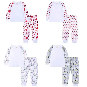 Heye-pyjama de saint-valentin pour bébés garçons et filles, ensemble Boutique, vêtements de salon, de pâques, pour tout-petit, motifs cœur lapin lapin, Raglan, 2022