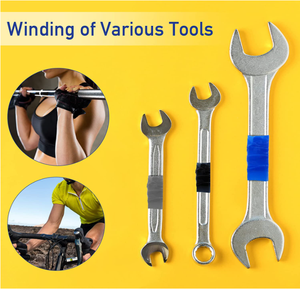 סיליקון פיוזינג קלטת קלטת אחיזת היתוך למשוך עד ברים ספורט וחדר כושר ציוד כלים סיליקון גומי לעטוף פיוזינג קלטת - Product Image 4