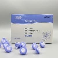 Filtre à seringue de laboratoire à coque transparente en PP pour l'observation en temps réel de l'état de blocage de la filtration