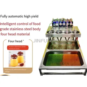 Machine automatique de fabrication de petits Boba à éclater Machine professionnelle de fabrication de Boba à saveur Machine à boulettes de jus à 4 têtes - Product Image 6