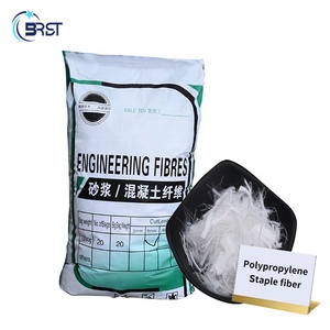 CE chứng nhận 100% <span class=keywords><strong>Polyester</strong></span> Trinh Nữ lớp Rắn phong cách STAPLE Sợi PP bê tông Polypropylene lưới gia cố cho bê tông - Product Image 2