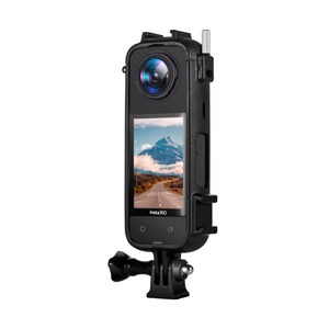 <span class=keywords><strong>Cage</strong></span> en plastique PC pour Insta360 X4, double support griffe froide + trou de vis 1/4, accessoire léger et extensible pour caméra d'action - Product Image 1