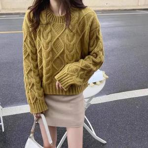 Nuovo Maglione Invernale da Donna, Set con Felpa e Pantaloni a Vita Alta, Maglieria Oversize - Product Image 3