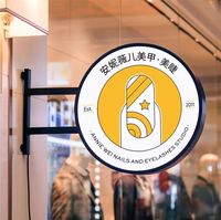 Panneau lumineux LED double face personnalisé pour l'extérieur, logo pour les entreprises de publicité, les devantures de magasins, les salles d'exposition de voitures