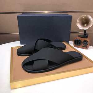 Best-selling Summer Leather Men's Sandals Fashion slippers Leather <b>Shoes</b> Men - Product Image 3