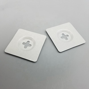Supporto da parete quadrato in metallo 90x90mm con foro a croce per cornici, specchi e foto - Accessorio per incorniciatura TS-K263 - Product Image 3