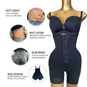 Gran oferta, ropa moldeadora de cintura alta para levantador de glúteos, bragas colombianas con decoración de encaje, pantalones cortos transpirables con Control de barriga para mujer - Product Image 4