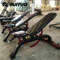 Banc de musculation multifonctionnel pour la musculation, banc de presse pour les épaules en métal avec dispositif de sécurité