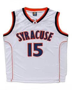 Unisex Basketball Wear Collegiate <b>Athletic</b> #15 Retro Embroidered Breathable Quick Dry Plus Size Basketball Jersey - Product Image 1
