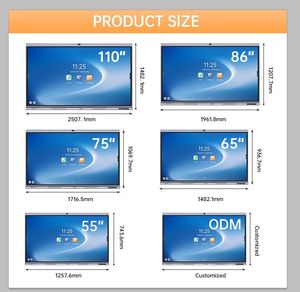 98-inch 4K phẳng Bảng điều chỉnh tương tác dẫn giảng dạy thông minh Bảng ngoài trời video kỹ thuật số biển hiển thị bảng trắng kỹ thuật số - Product Image 5