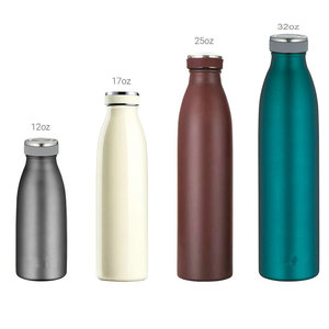 SilverJet Vacuum Insulated Stainless Steel Water <b>Bottle</b> 500Ml Double Wall Keep Cold <b>Warm</b> For Outdoor Hiking Car Office Gift - Product Image 2