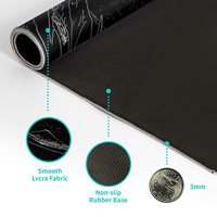 Tapis de souris de jeu Colorful Art Texture Notebook Keyboard Pad XXL Size Non-slip Wear-resistant for Desk Mat Laptop Desk Office