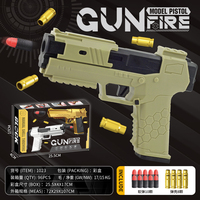 Offre Spéciale enfants manuel Gecko balle molle jouet pistolet garçons mousse Blaster avec coque en plastique balle molle