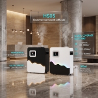 Diffuseur d'arômes HVAC, machine à parfum, couverture de grande surface de 2500 m³, diffuseur d'huiles essentielles sans eau à brume froide pour hall d'hôtel