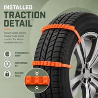 Attaches de câbles en nylon résistantes pour temps froid, attaches de câbles PA66 pour camionnettes, camions légers, traction des roues, boue, neige, routes glissantes