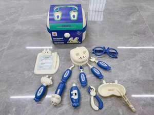 Jouets éducatifs pour enfants, trousse médicale avec stéthoscope, ensemble de jeu de docteur pour dentiste - Product Image 2