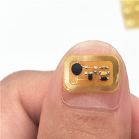 2020 nouvelle mode 13.56MHz NFC ongle LED autocollant RFID Communication intégrée NFC puce pour bricolage fête montre Nail Art lumière autocollant