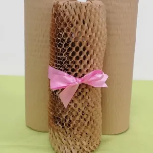 Rollo de papel Kraft marrón, película protectora para embalaje