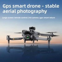 Nouveau drone AE51 à double caméra 4K HD avec GPS, écran de contrôle à distance, moteur sans balais, mini drone RC pour photographie aérienne en extérieur