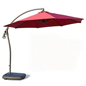 혁신적인 제품 플래시 세일 210d 폴리에스터 시장 우산 야외 가구 210d 폴리에스터 시장 우산 9ft 도매 빅 사이즈 파라솔