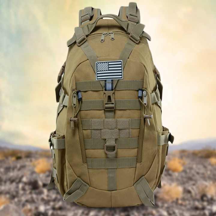 Zaino Tattico Militare 40L – Impermeabile, Modulare, Per Campeggio E Alpinismo