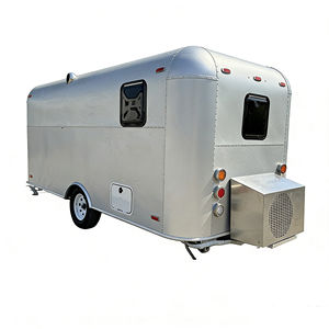 Chariot de restauration mobile sur remorque, traiteur, crème glacée, café, en-cas, restauration rapide, vente automatique, acier inoxydable, garantie 2 ans, extérieur - Product Image 2