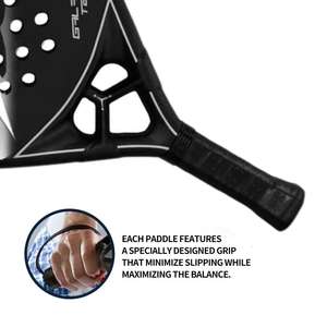 Raqueta de Tenis Personalizada con Núcleo de Diamante en Forma de Lágrima, Completamente de Carbono 3K 12K 18K - Product Image 3